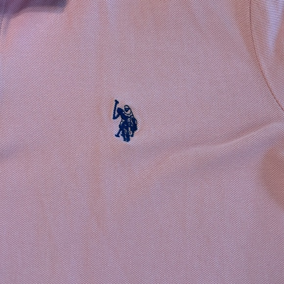 Pink polo slim fit men’s L. - Picture 2 of 3